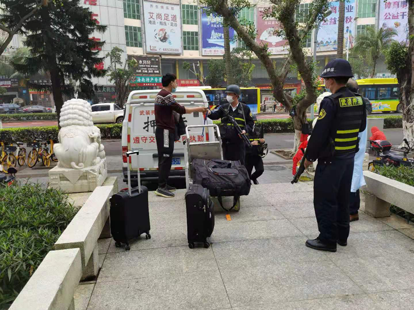 承接上海威豹供應鏈有限公司貴重物品押運任務